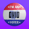 I'm an Ohio voter button