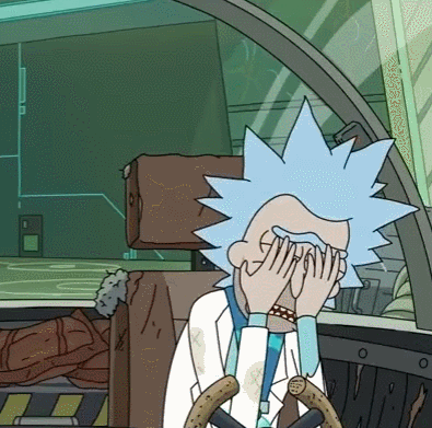 Rick And Morty Facepalm GIF - Find & Share on GIPHY