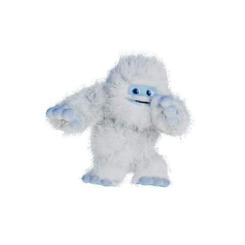 Abominable Snowman Yeti Sticker by Hectic Events