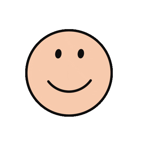 Happy Smiley Face Sticker