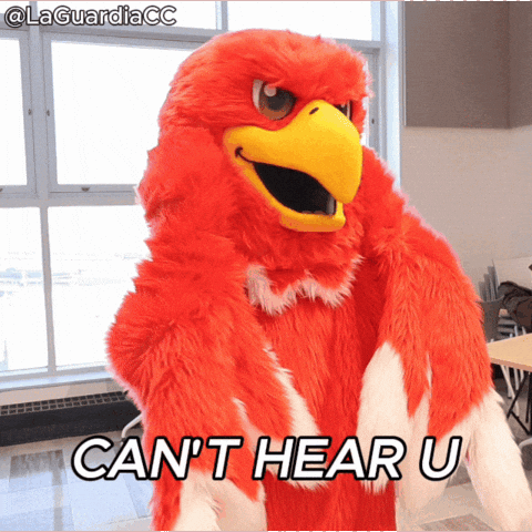 Lagcc Cant Hear You GIF by LaGuardia Community College