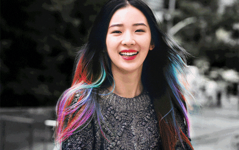 Multicolor-hair GIFs - Get the best GIF on GIPHY