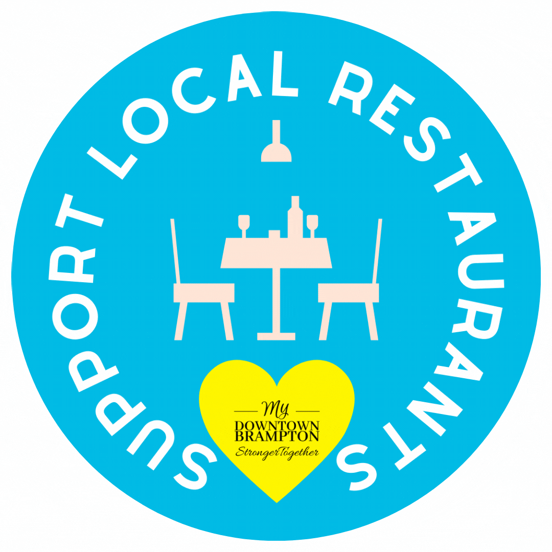 downtownbramptonbia support local restaurants brampton supportrestaurants GIF