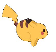 Pokemon Running Sticker