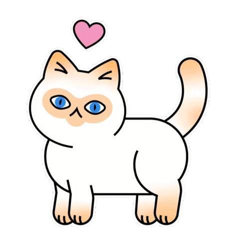 Cat Love Sticker