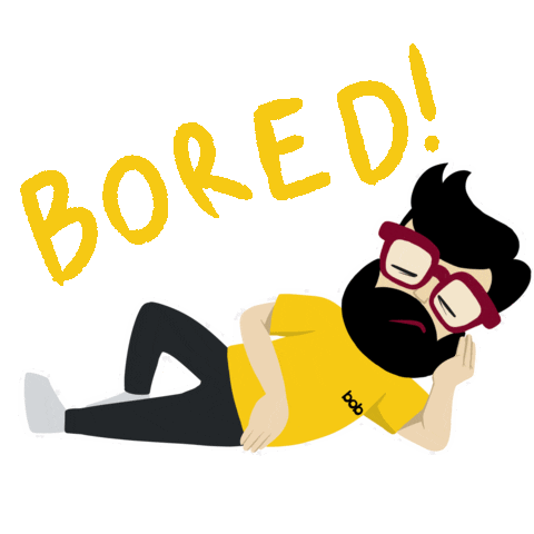 Bored Sleep Sticker by Talkabot Indonesia