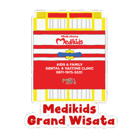 Kids Tooth Sticker by MHDC Clinic Group
