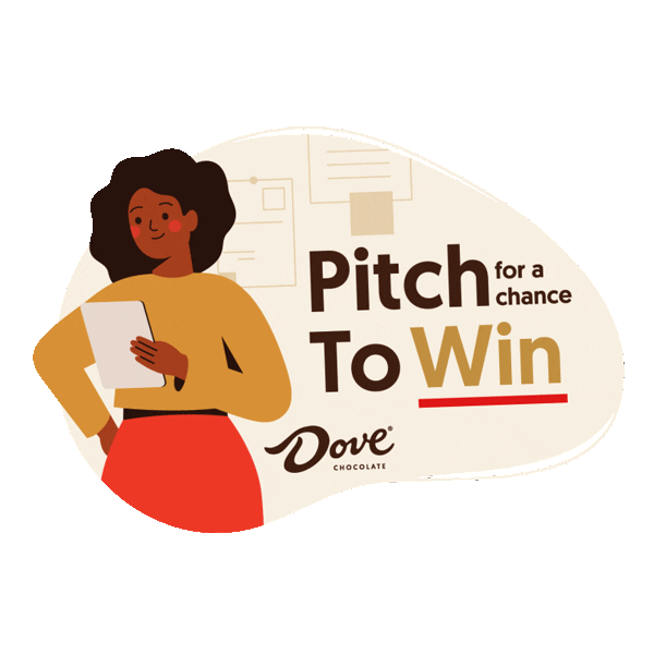 Business Pitch Sticker by DOVE Chocolate
