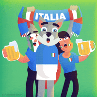 Fans Italy GIF by Manne Nilsson