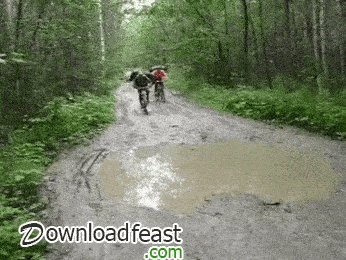 Cycling is fun they said