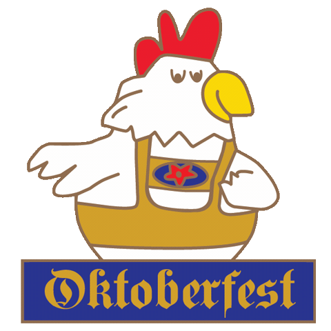 Chicken Dance Sticker by Zeeco Oktoberfest Tulsa
