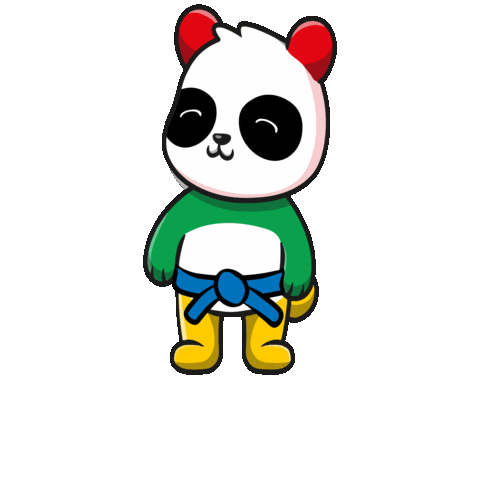 Panda Judo Sticker by JudoClubArganda