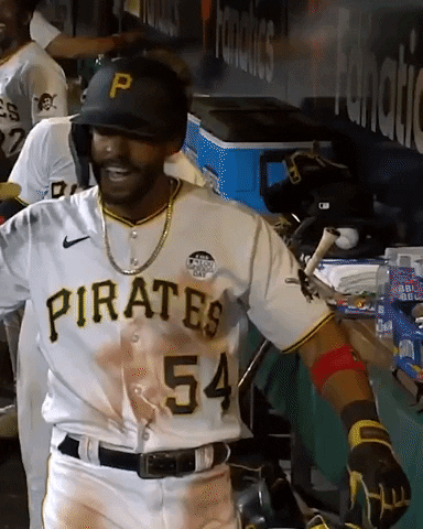 Celebrate Lets Go GIF by Pittsburgh Pirates