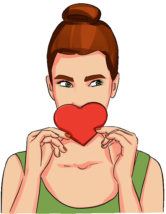 Be My Valentine Love Sticker by Doonails