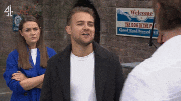 Fight Punch GIF by Hollyoaks