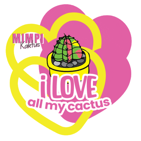 Cactus Love Sticker