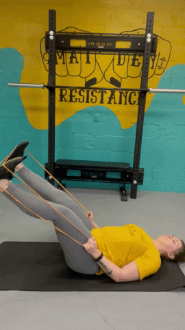 Banded Leg Press GIF