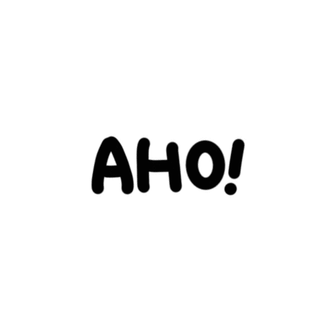 Aho Sticker
