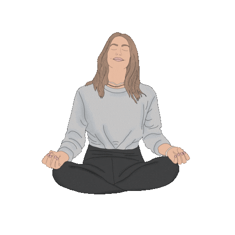 Yoga Breathe Sticker by Tone It Up