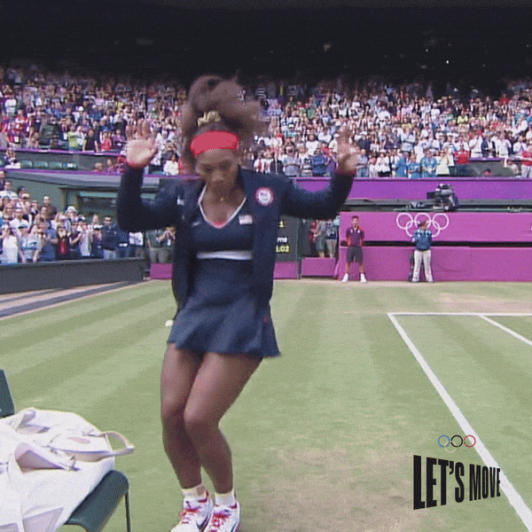Moving Serena Williams GIF by Olympics