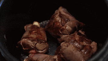 meat cooking GIF