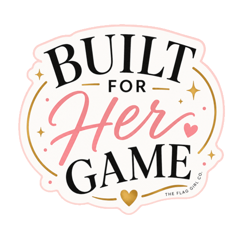 Flag Football Sticker by The Flag Girl Co