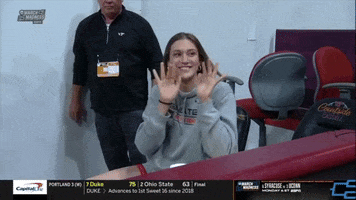 Womens Basketball Hello GIF by NCAA March Madness
