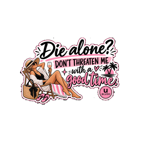 The Blush Life Sticker