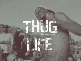 thug life vintage GIF