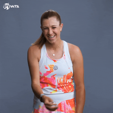 Ellen Perez Laugh GIF by WTA