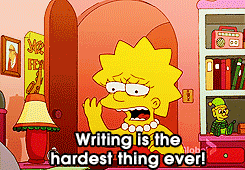 Lisa Simpson Writing GIF - Find & Share on GIPHY