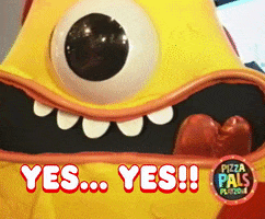 Yes Yes Yes Meowwolf GIF by PIZZA PALS PLAYZONE