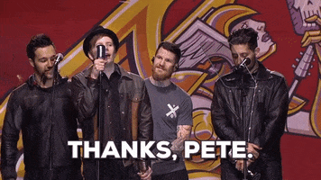 fall out boy thanks pete GIF by Alternative Press