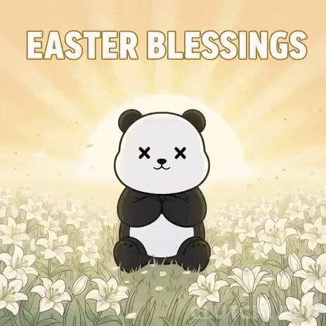 Easter Sunday GIF by Kanpai Pandas