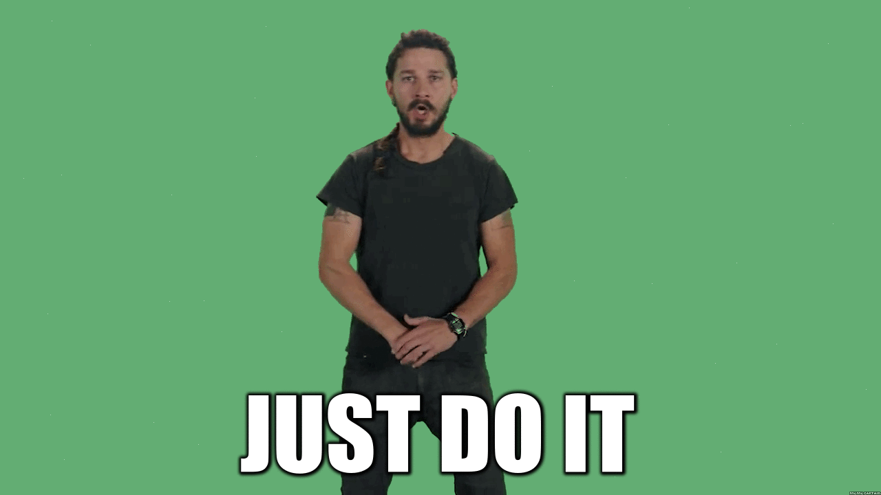 Just Do It GIF Find Share On GIPHY