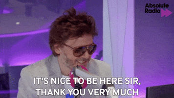 Thank You Very Much Wire GIF by AbsoluteRadio