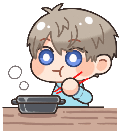 Xavier Eating Sticker