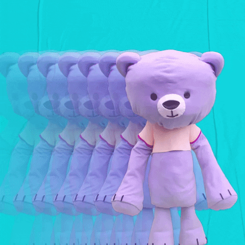 Teddy Bear Whatever GIF by Teddy Too Big