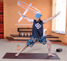 Yoga Pose GIF by Dfly
