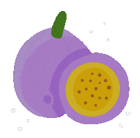 Passion Fruit Sticker by wearhuha