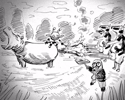 Fart Hippo GIF