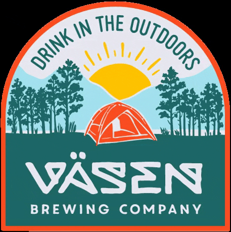 VasenBrewing drink beer cheers camping GIF