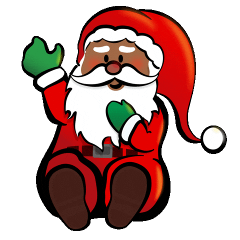 Santa Barbados Sticker by Deep Blue