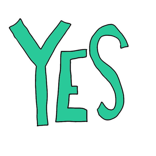 Yes Or No GIF by Jeremy Speed Schwartz Find & Share on GIPHY
