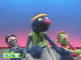 Workout Working Out GIF by Sesame Street