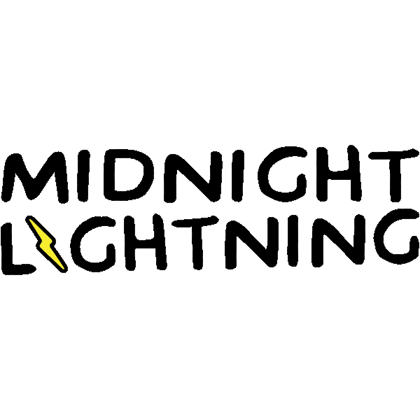 Midnight Lightning Sticker