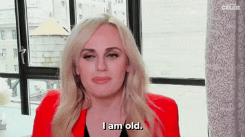 I Am Old Rebel Wilson GIF by BuzzFeed