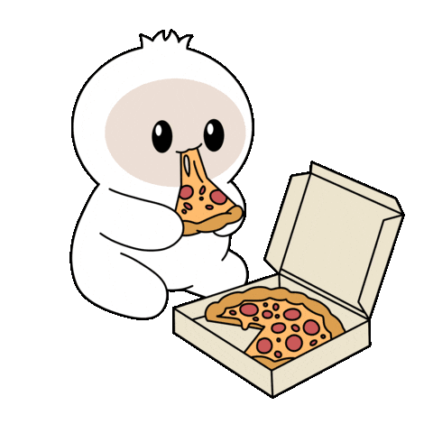 Cheese Pizza Sticker by okdstudio