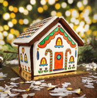 Gingerbread House Cookie GIF by TheCookieCountess