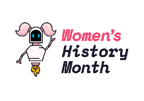 Women Robot Sticker by Nuevo Foundation